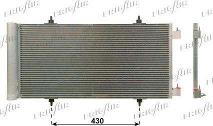 Frigair 0804.2083 - Конденсатор, кондиціонер autocars.com.ua