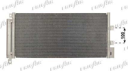 Frigair 0804.2084 - Конденсатор, кондиціонер autocars.com.ua