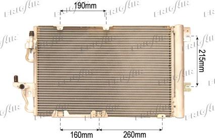 Frigair 0807.2021 - Конденсатор кондиционера avtokuzovplus.com.ua
