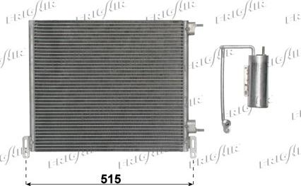 Frigair 0807.2030 - Конденсатор, кондиціонер autocars.com.ua