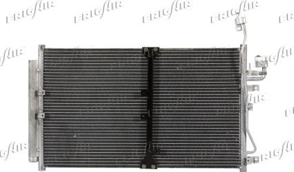 Frigair 0807.2035 - Конденсатор, кондиціонер autocars.com.ua