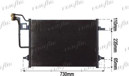 Frigair 0810.3092 - Конденсатор, кондиціонер autocars.com.ua