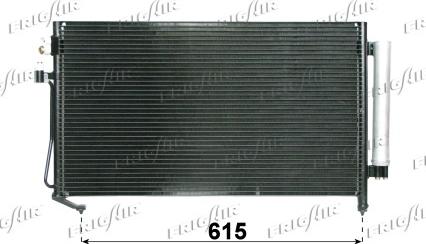 Frigair 0824.3008 - Конденсатор, кондиціонер autocars.com.ua