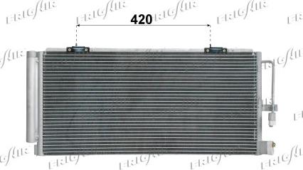 Frigair 0824.3010 - Конденсатор, кондиціонер autocars.com.ua