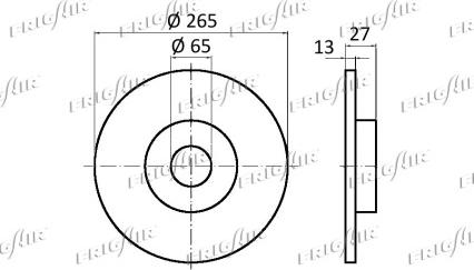 Frigair DC03.104 - Тормозной диск avtokuzovplus.com.ua