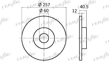 Frigair DC04.115 - Тормозной диск autodnr.net