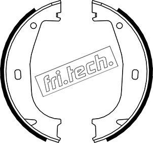 Fri.Tech. 1019.026 - Комплект гальм, ручник, парковка autocars.com.ua