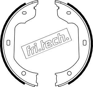 Fri.Tech. 1019.029 - Комплект тормозов, ручник, парковка autodnr.net