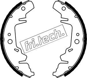 Fri.Tech. 1023.001 - Комплект гальм, барабанний механізм autocars.com.ua