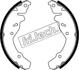 Fri.Tech. 1023.004 - Комплект гальм, барабанний механізм autocars.com.ua