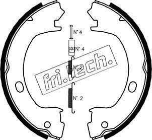 Fri.Tech. 1023.006K - Комплект тормозов, ручник, парковка autodnr.net