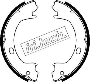 Fri.Tech. 1023.006 - Комплект тормозов, ручник, парковка autodnr.net