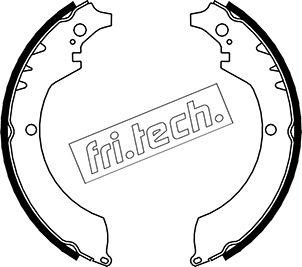 Fri.Tech. 1026.335 - Комплект тормозных колодок, барабанные autodnr.net