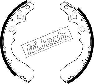 Fri.Tech. 1026.340 - Комплект гальм, барабанний механізм autocars.com.ua