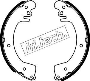 Fri.Tech. 1026.355 - Комплект тормозных колодок, барабанные autodnr.net