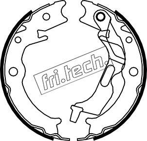 Fri.Tech. 1027.007 - Комплект гальм, ручник, парковка autocars.com.ua