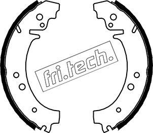 Fri.Tech. 1034.076 - Комплект тормозных колодок, барабанные autodnr.net