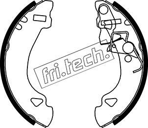 Fri.Tech. 1034.093 - Комплект гальм, барабанний механізм autocars.com.ua