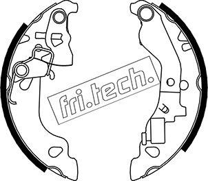 Fri.Tech. 1034.103Y - Комплект гальм, барабанний механізм autocars.com.ua