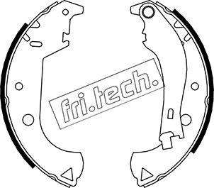 Fri.Tech. 1034.105Y - Комплект тормозных колодок, барабанные avtokuzovplus.com.ua