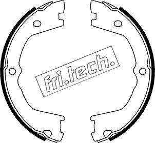 Fri.Tech. 1034.110 - Комплект тормозов, ручник, парковка autodnr.net