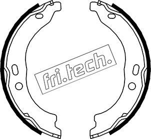Fri.Tech. 1034.118 - Комплект тормозов, ручник, парковка autodnr.net
