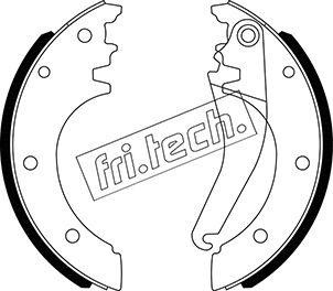 Fri.Tech. 1034.123 - Комплект тормозных колодок, барабанные autodnr.net