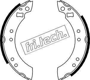Fri.Tech. 1040.094 - Комплект гальм, барабанний механізм autocars.com.ua