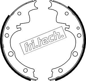 Fri.Tech. 1040.152 - Комплект гальм, барабанний механізм autocars.com.ua