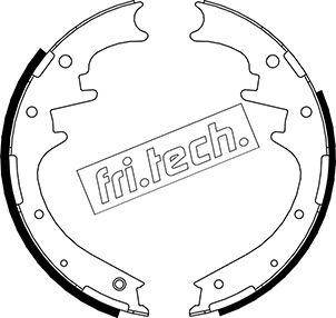 Fri.Tech. 1040.154 - Комплект гальм, барабанний механізм autocars.com.ua