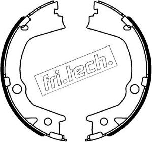 Fri.Tech. 1040.164 - Комплект тормозов, ручник, парковка autodnr.net