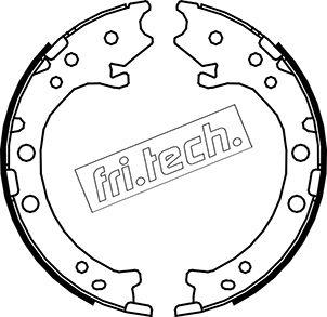 Fri.Tech. 1044.026 - Комплект гальм, ручник, парковка autocars.com.ua