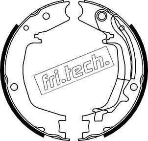 Fri.Tech. 1046.215Y - Комплект гальм, ручник, парковка autocars.com.ua