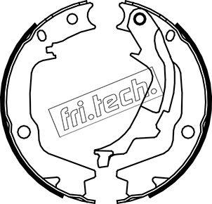 Fri.Tech. 1046.222 - Комплект тормозов, ручник, парковка autodnr.net