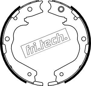 Fri.Tech. 1047.378 - Комплект гальм, ручник, парковка autocars.com.ua