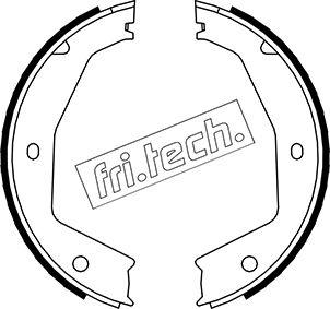 Fri.Tech. 1048.002 - Комплект гальм, ручник, парковка autocars.com.ua