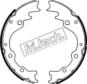 Fri.Tech. 1049.124 - Комплект тормозных колодок, барабанные avtokuzovplus.com.ua