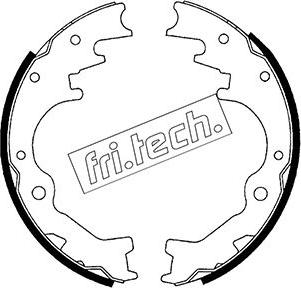 Fri.Tech. 1049.142 - Комплект тормозных колодок, барабанные avtokuzovplus.com.ua