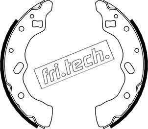 Fri.Tech. 1049.145 - Комплект тормозных колодок, барабанные autodnr.net