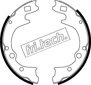 Fri.Tech. 1049.155 - Комплект гальм, барабанний механізм autocars.com.ua