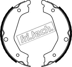 Fri.Tech. 1049.162 - Комплект гальм, ручник, парковка autocars.com.ua