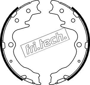 Fri.Tech. 1049.163 - Комплект гальм, ручник, парковка autocars.com.ua