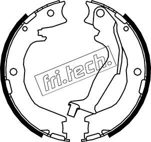 Fri.Tech. 1049.166 - Комплект тормозов, ручник, парковка avtokuzovplus.com.ua