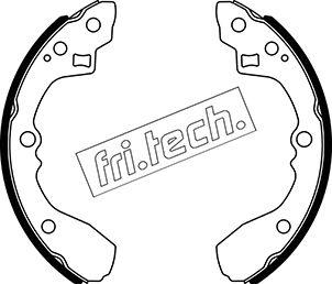Fri.Tech. 1049.170 - Комплект тормозных колодок, барабанные autodnr.net