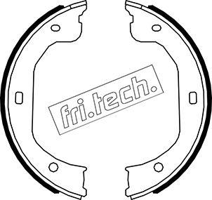 Fri.Tech. 1049.174 - Комплект гальм, ручник, парковка autocars.com.ua