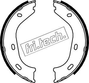 Fri.Tech. 1052.116 - Комплект гальм, ручник, парковка autocars.com.ua