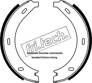 Fri.Tech. 1052.123 - Комплект гальм, ручник, парковка autocars.com.ua