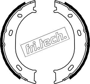 Fri.Tech. 1052.126 - Комплект тормозов, ручник, парковка avtokuzovplus.com.ua