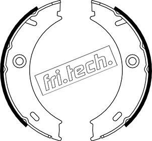 Fri.Tech. 1052.127 - Комплект гальм, ручник, парковка autocars.com.ua