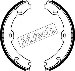 Fri.Tech. 1052.130 - Комплект гальм, ручник, парковка autocars.com.ua